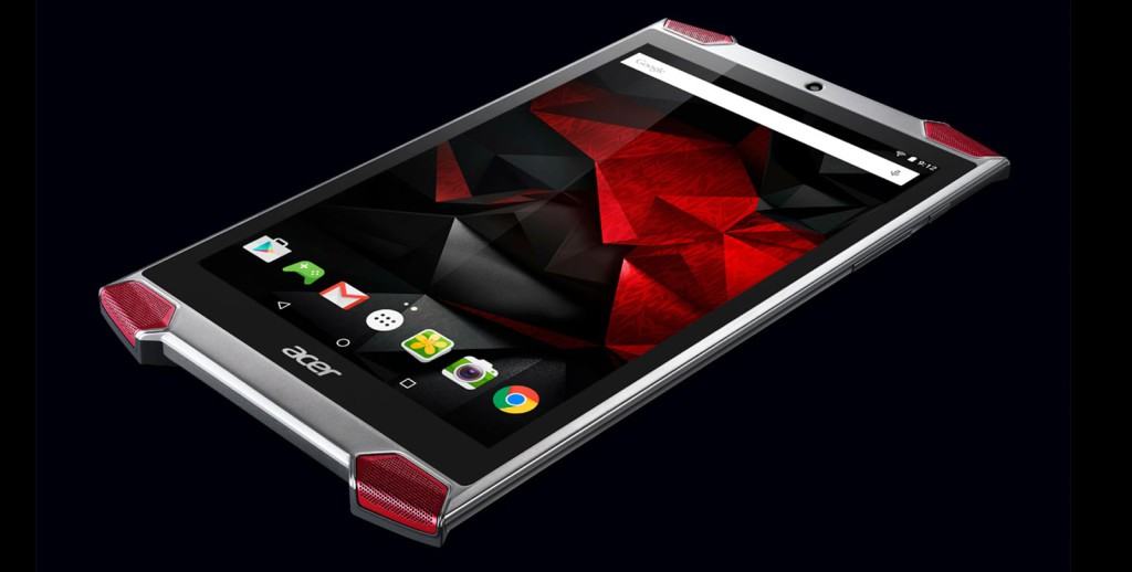 Vamers - FYI - Gadgetology - Video Gaming - Acer Announces Predator GT-810 Tablet for Gaming Enthusiasts - Front of Device