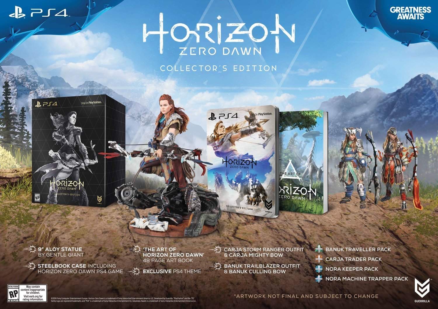 Vamers - FYI - Gaming - Take a look at Horizon Zero Dawn Collector's Editions Detailed - Collector's Edition