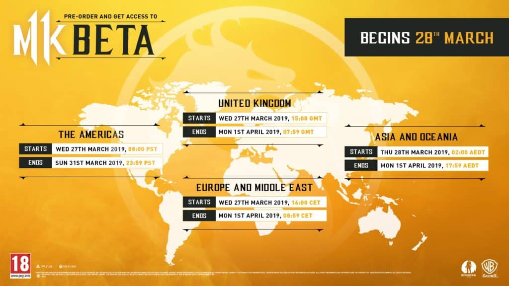 Mortal Kombat 11 beta Details