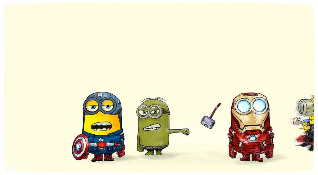 Vamers - Geekosphere - Minions as The Avengers (Image)