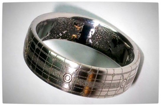 Vamers - Geekosphere - SUATMM - Fandom - Titanium halo Wedding Ring is Gorgeous