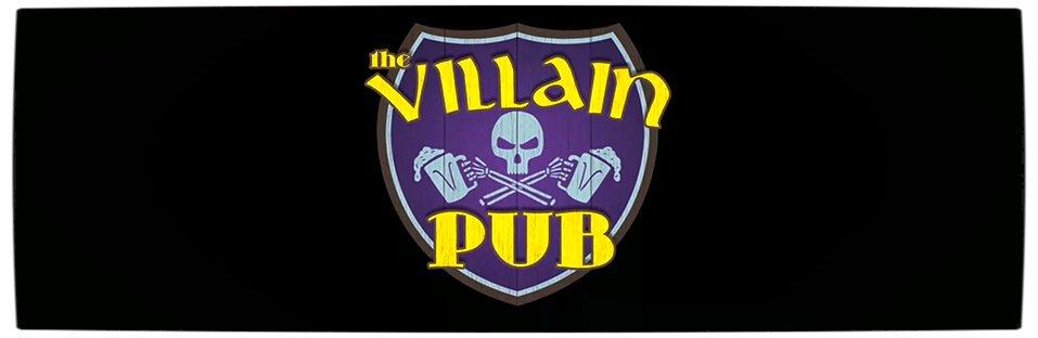 Vamers - Geekosphere - Loki's shares a Pint with Some Villains on Puza Thorsday - The Villain Pub Logo