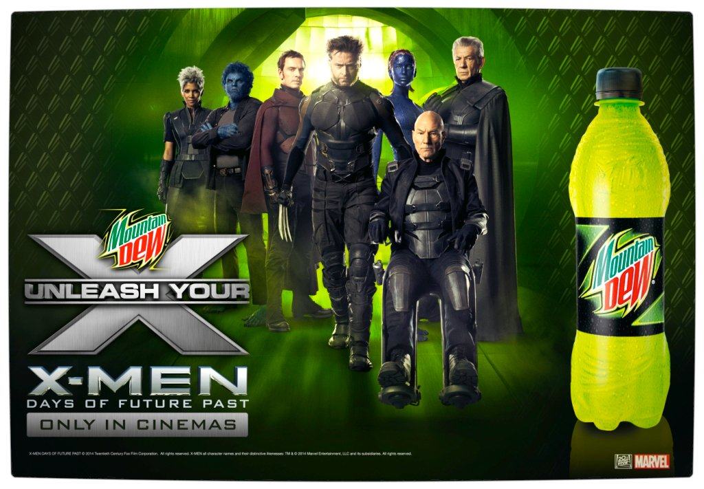 Vamers - FYI - Movies - Mountain Dew wants to Rock Your World through X-Men Days of Future Past - Main Promo Image