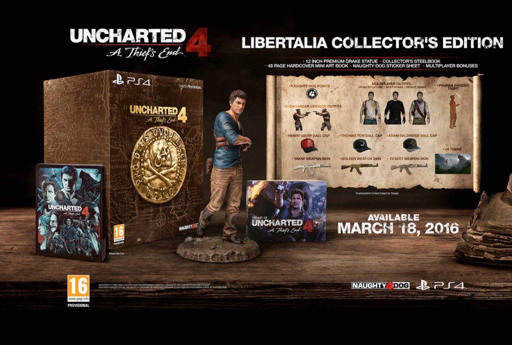 Vamers - FYI - Gaming - Uncharted 4 Release Date Announced and Collector's Editions Detailed - Collector's Edition
