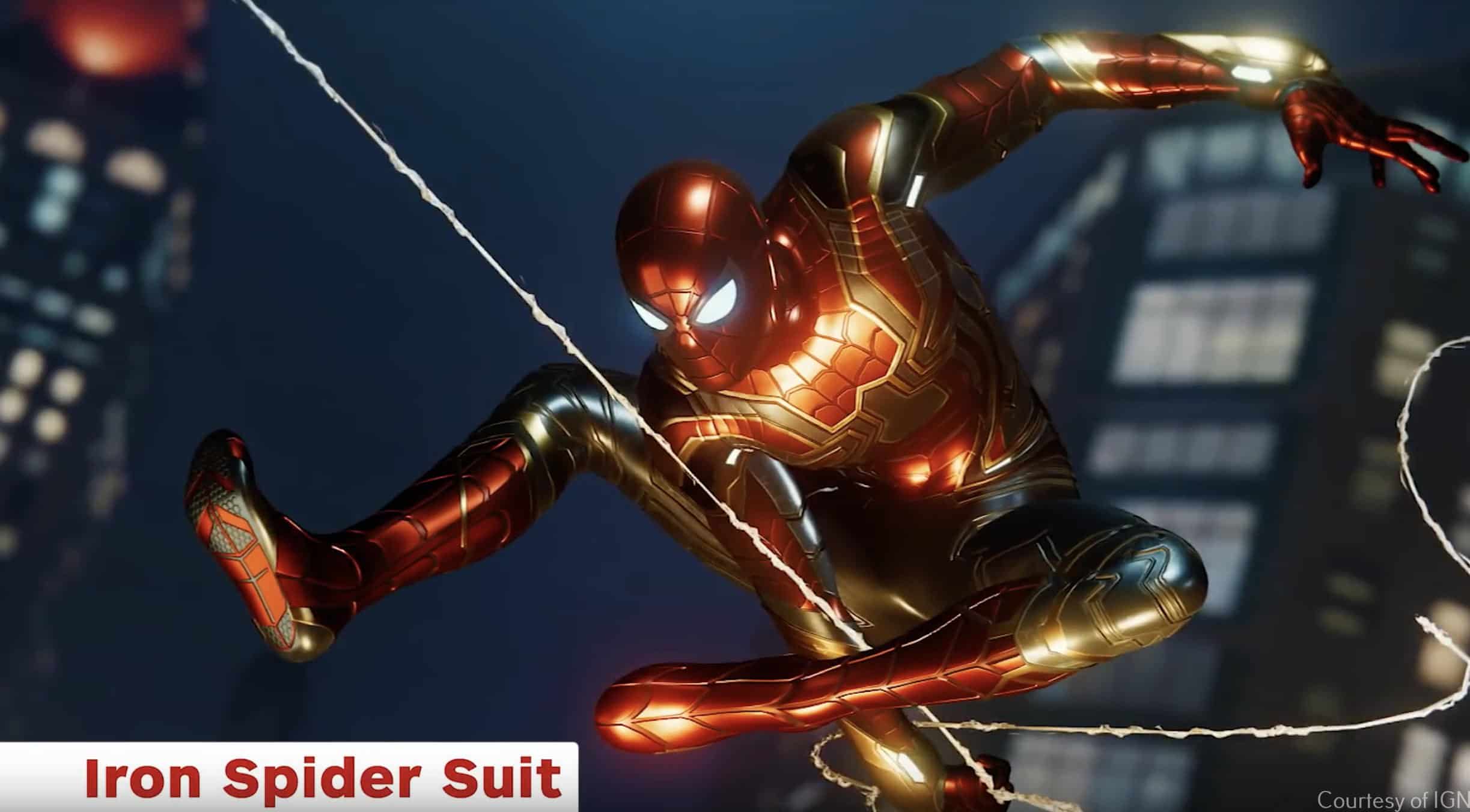 Игра железного паука. Железный человек паук. Spider man ps4 Iron Spider. Новый костюм железного паука. Железный человек и человек паук.